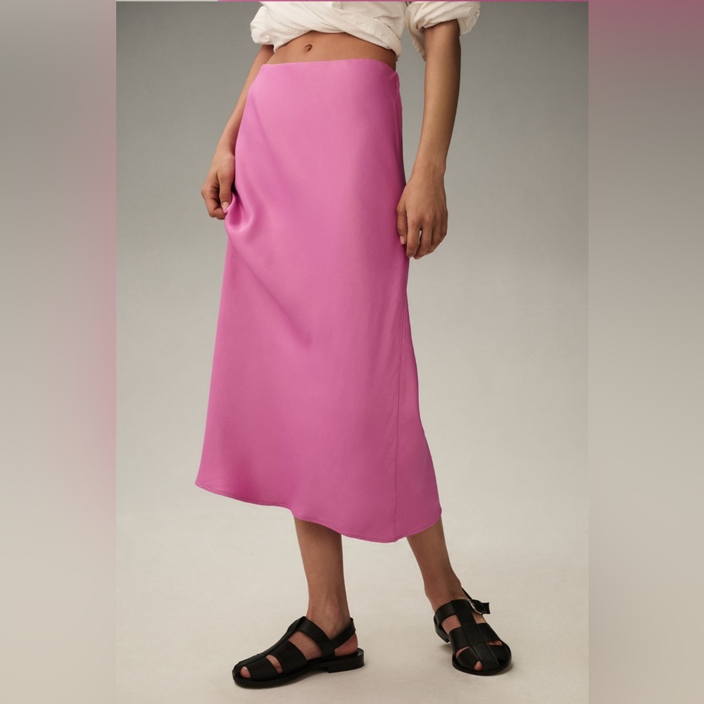 Anthropologie Tilda Slip Skirt